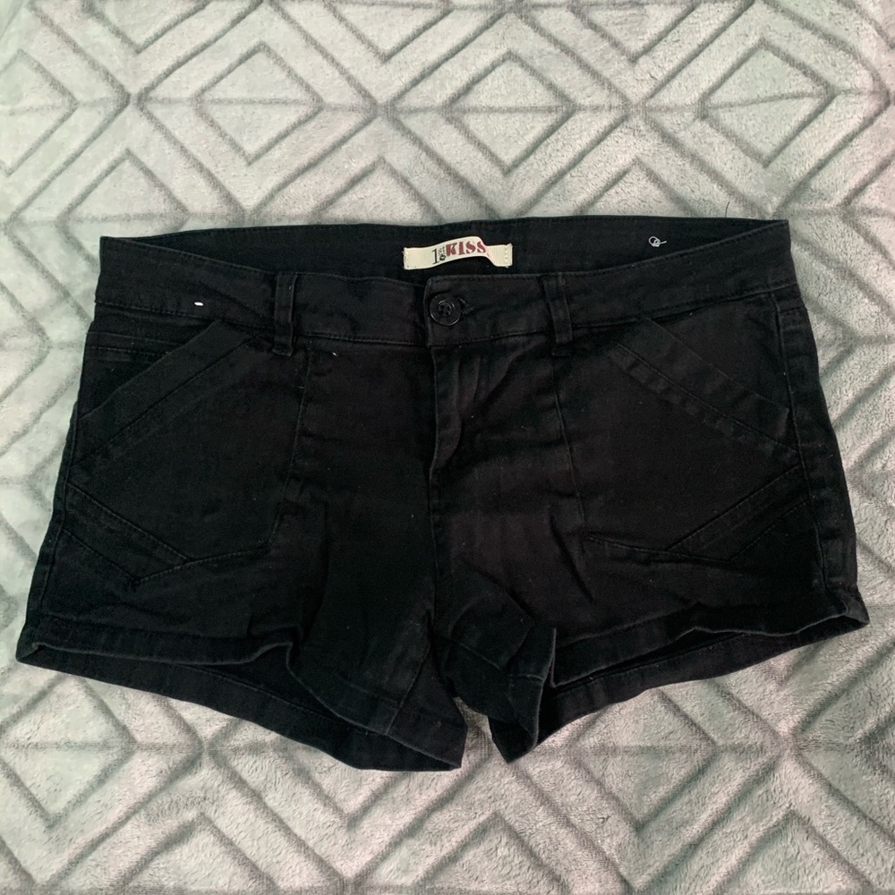 Short black shorts size 9